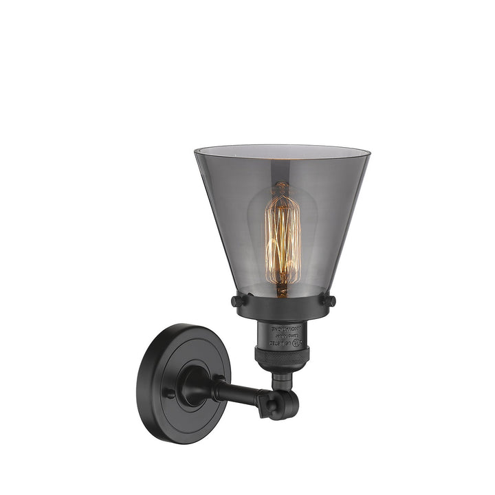 Innovations Franklin Restoration 203-BK-G63 Wall Sconce Light - Matte Black