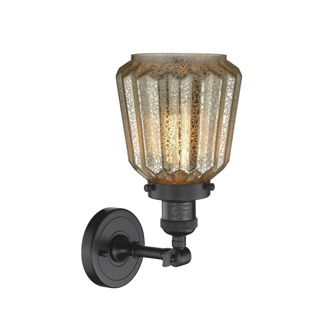 Innovations Franklin Restoration 203-OB-G146-LED Wall Sconce Light - Oil Rubbed Bronze