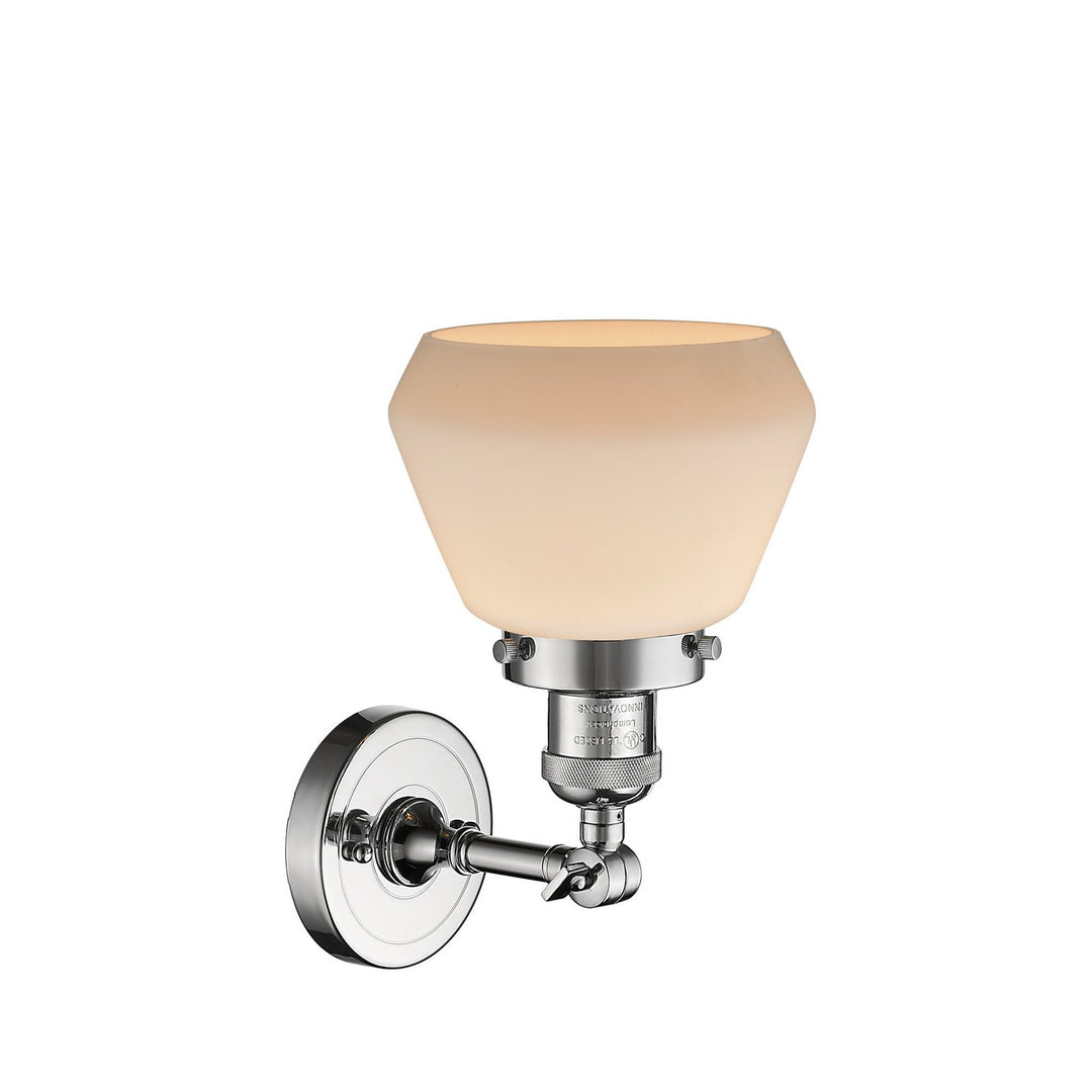 Innovations Franklin Restoration 203-PC-G171-LED Wall Sconce Light - Polished Chrome