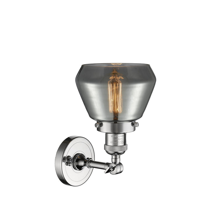 Innovations Franklin Restoration 203-PC-G173-LED Wall Sconce Light - Polished Chrome