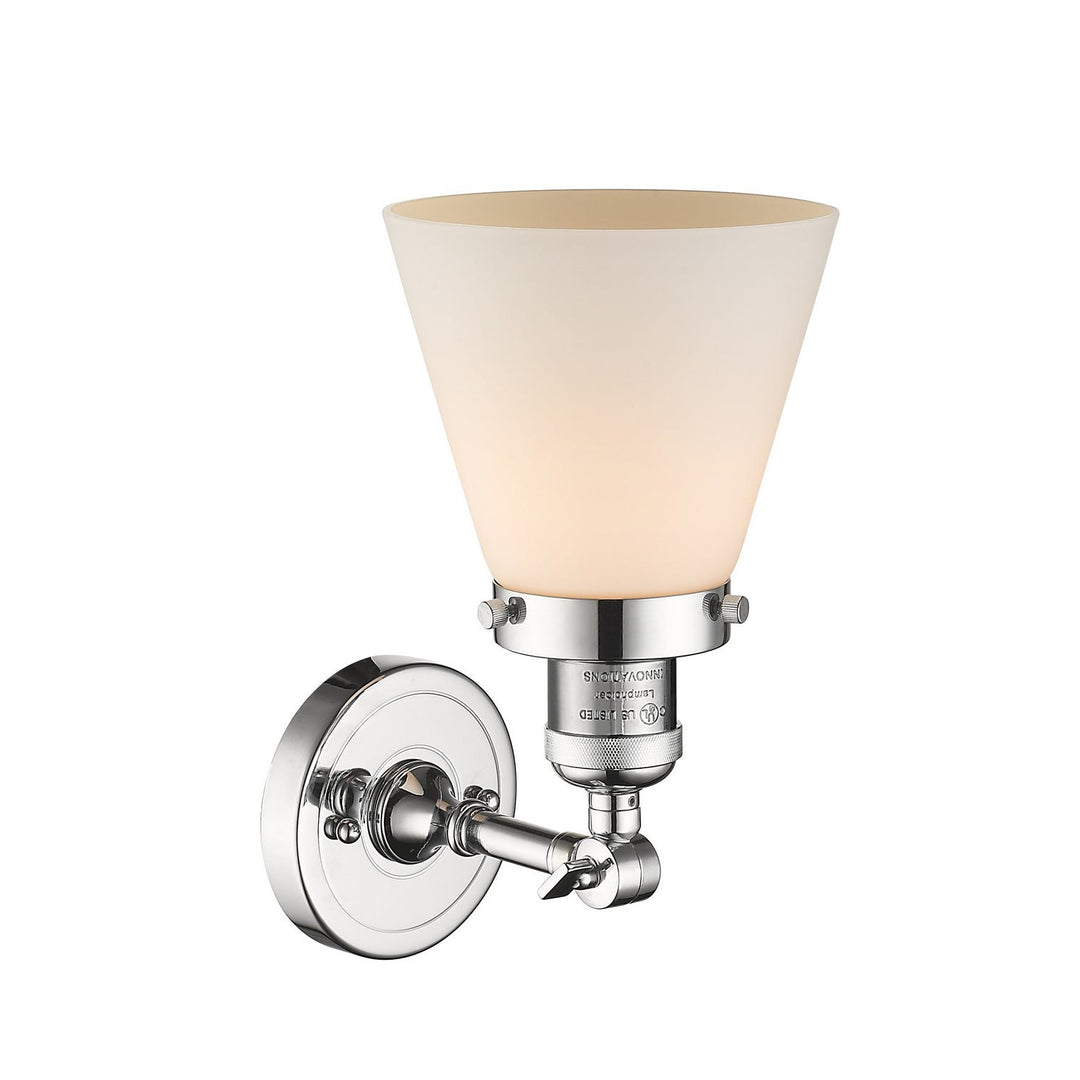 Innovations Franklin Restoration 203-PC-G61-LED Wall Sconce Light - Polished Chrome