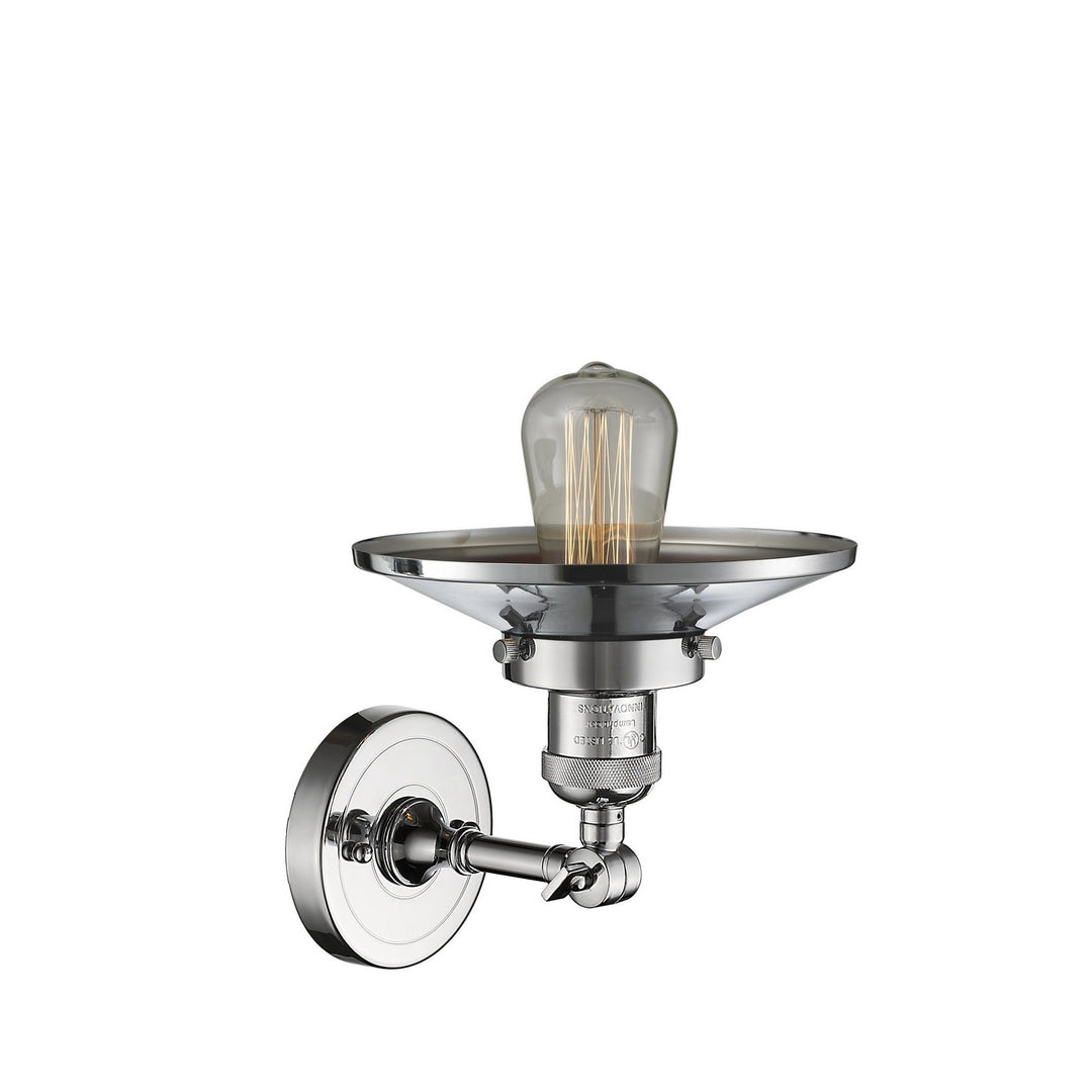 Innovations Franklin Restoration 203-PC-M7-LED Wall Sconce Light - Polished Chrome