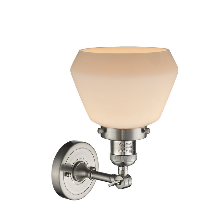 Innovations Franklin Restoration 203-SN-G171-LED Wall Sconce Light - Brushed Satin Nickel