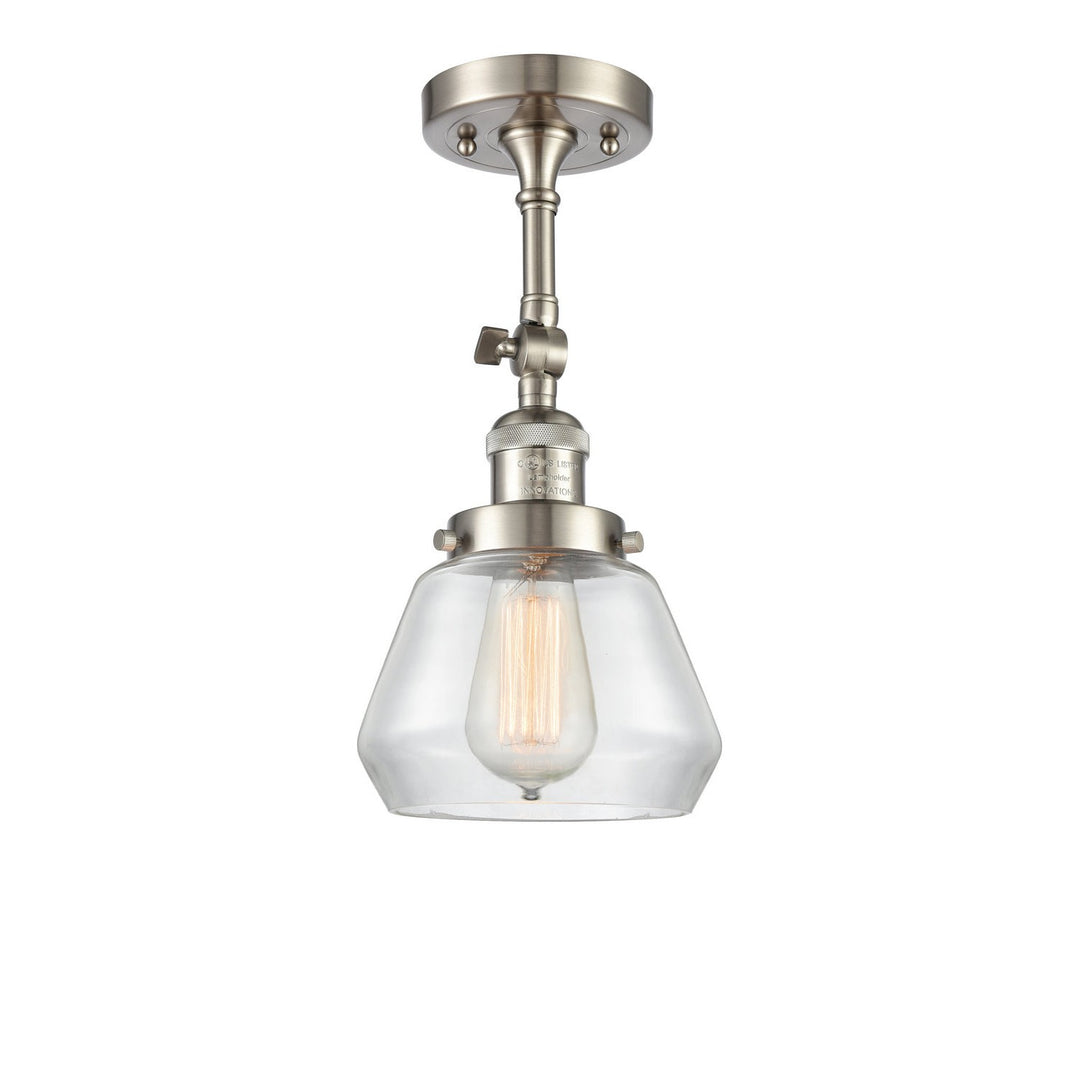 Innovations Franklin Restoration 203-SN-G172-LED Wall Sconce Light - Brushed Satin Nickel