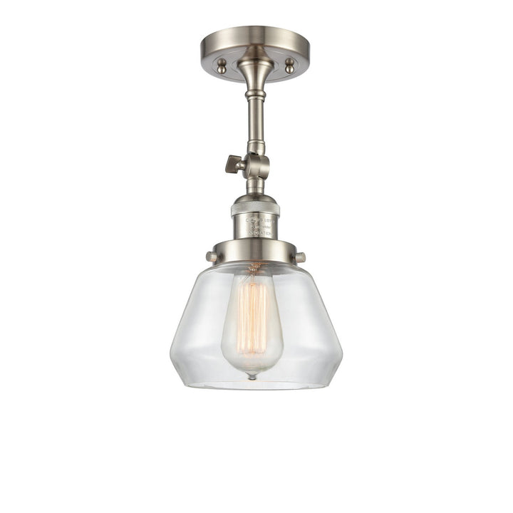 Innovations Franklin Restoration 203-SN-G172-LED Wall Sconce Light - Brushed Satin Nickel