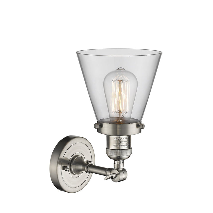 Innovations Franklin Restoration 203-SN-G62-LED Wall Sconce Light - Brushed Satin Nickel