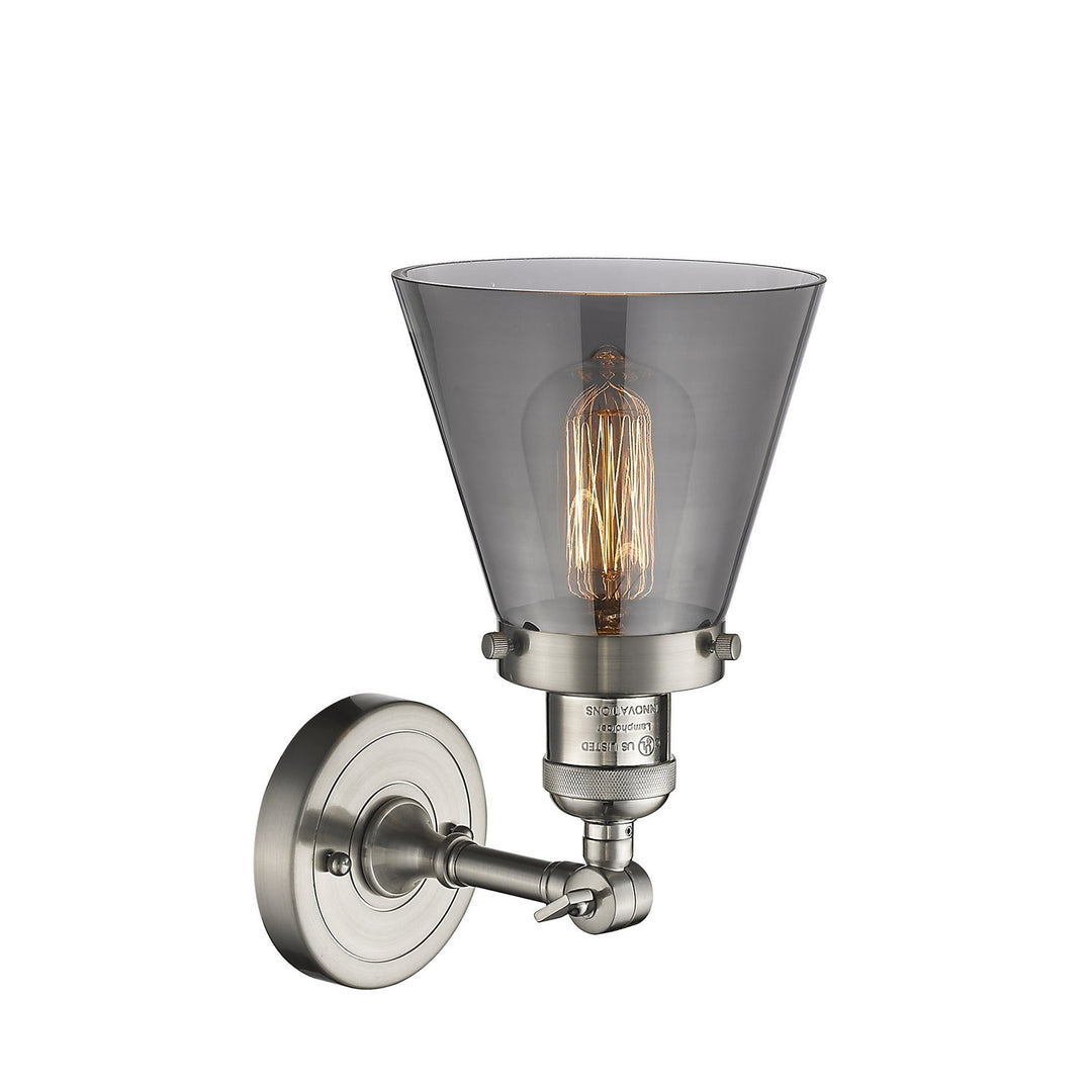 Innovations Franklin Restoration 203-SN-G63-LED Wall Sconce Light - Brushed Satin Nickel
