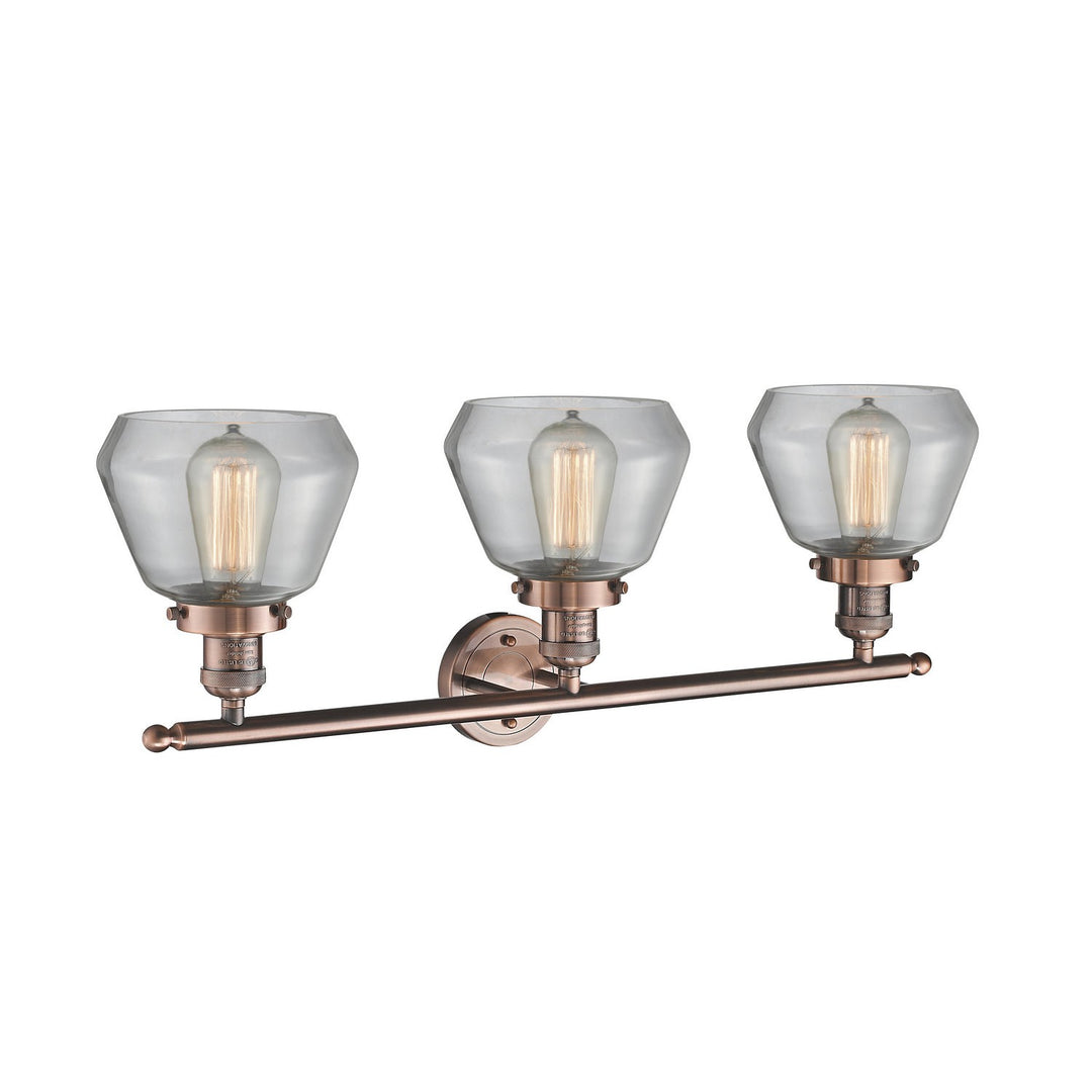 Innovations Franklin Restoration 205-AC-G172-LED Bath Vanity Light 30 in. wide - Antique Copper