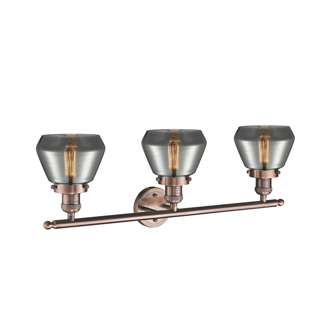 Innovations Franklin Restoration 205-AC-G173-LED Bath Vanity Light 30 in. wide - Antique Copper