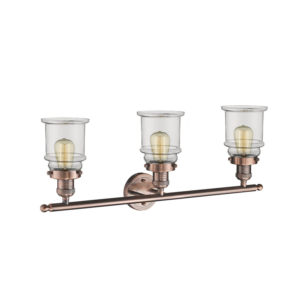 Innovations Franklin Restoration 205-AC-G182-LED Bath Vanity Light 30 in. wide - Antique Copper