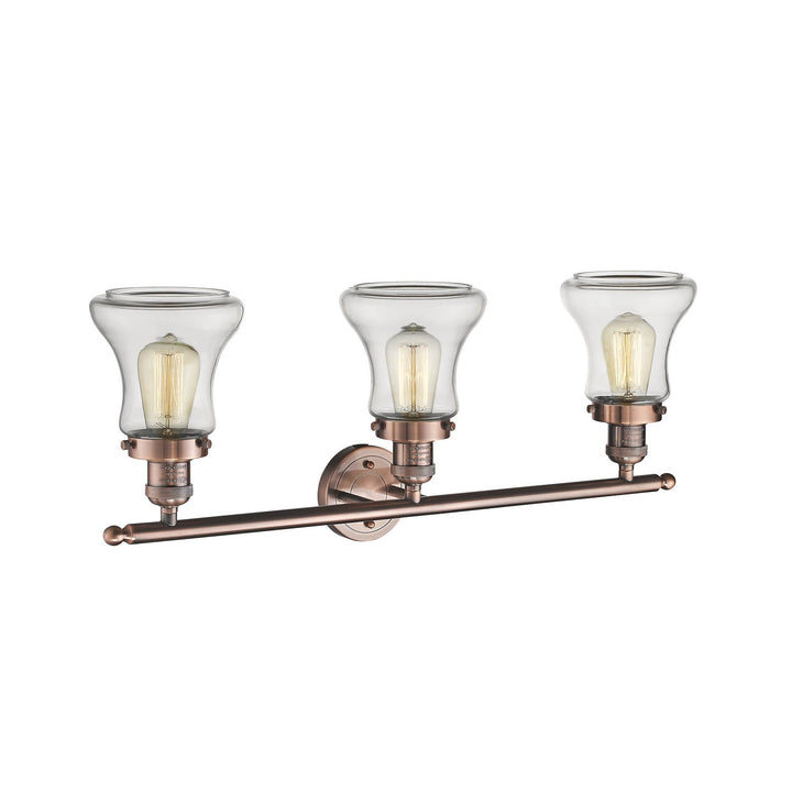 Innovations Franklin Restoration 205-AC-G192-LED Bath Vanity Light 30 in. wide - Antique Copper