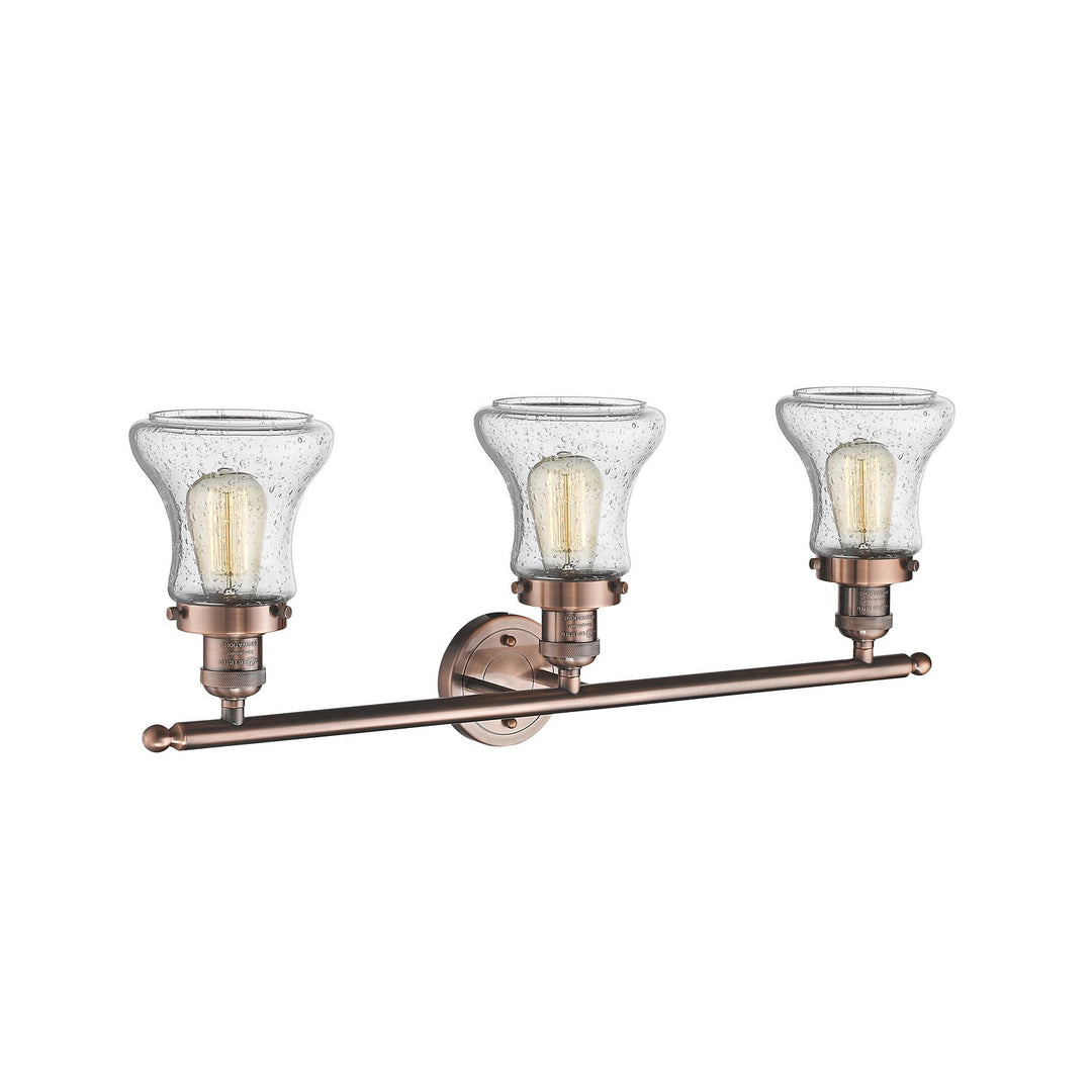 Innovations Franklin Restoration 205-AC-G194-LED Bath Vanity Light 30 in. wide - Antique Copper