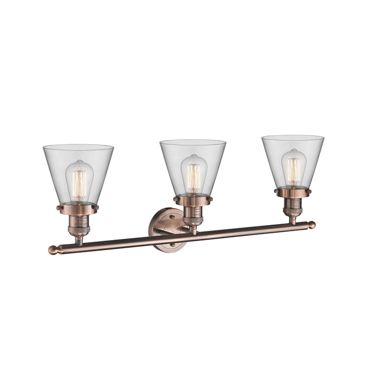 Innovations Franklin Restoration 205-AC-G62-LED Bath Vanity Light 30 in. wide - Antique Copper