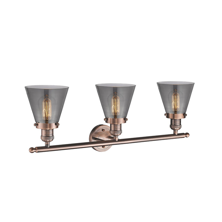 Innovations Franklin Restoration 205-AC-G63-LED Bath Vanity Light 30 in. wide - Antique Copper