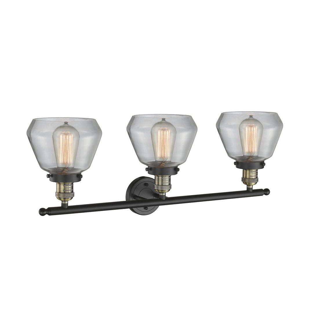 Innovations Franklin Restoration 205-BAB-G172 Bath Vanity Light 30 in. wide - Black Antique Brass