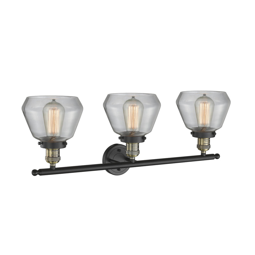 Innovations Franklin Restoration 205-BAB-G172-LED Bath Vanity Light 30 in. wide - Black Antique Brass