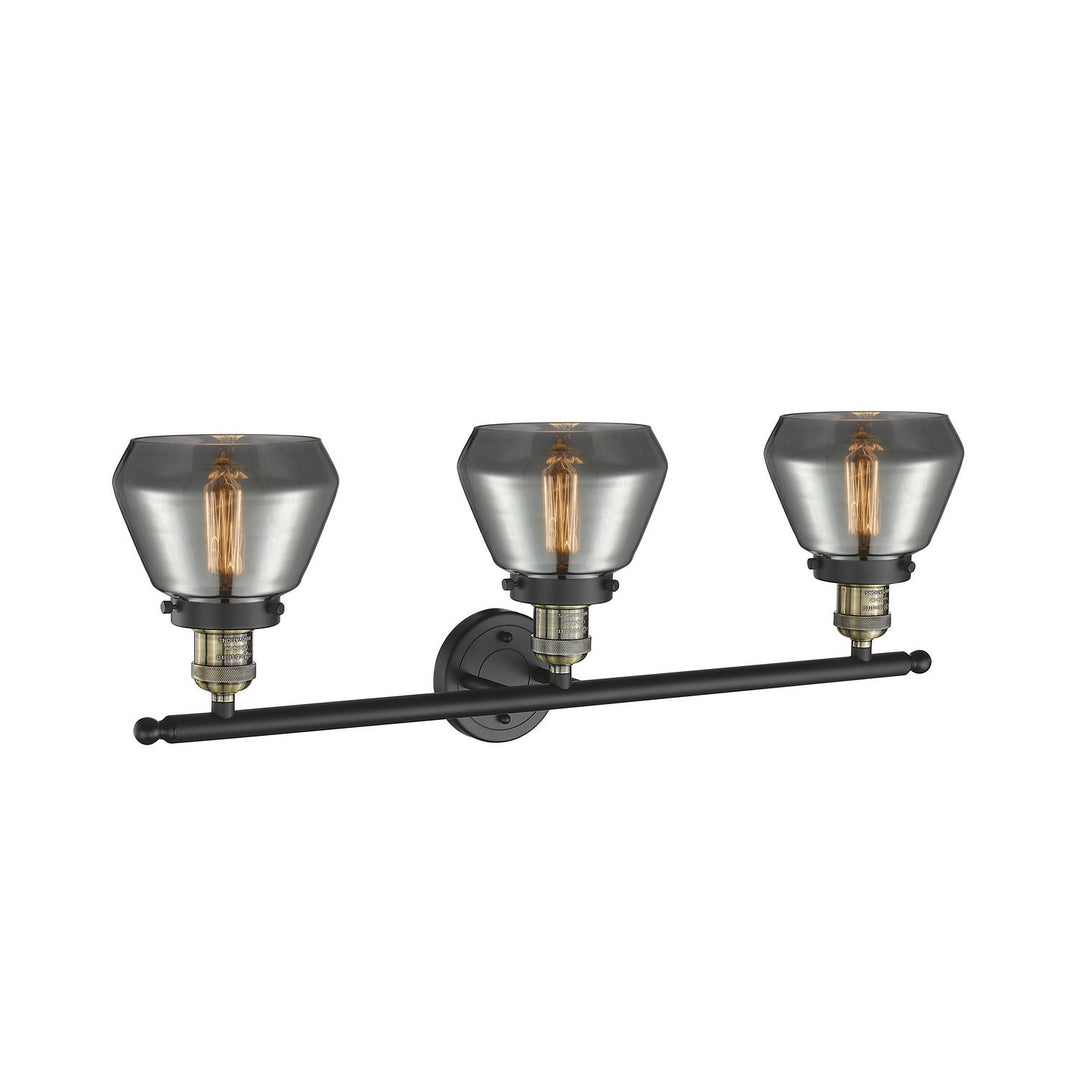 Innovations Franklin Restoration 205-BAB-G173 Bath Vanity Light 30 in. wide - Black Antique Brass