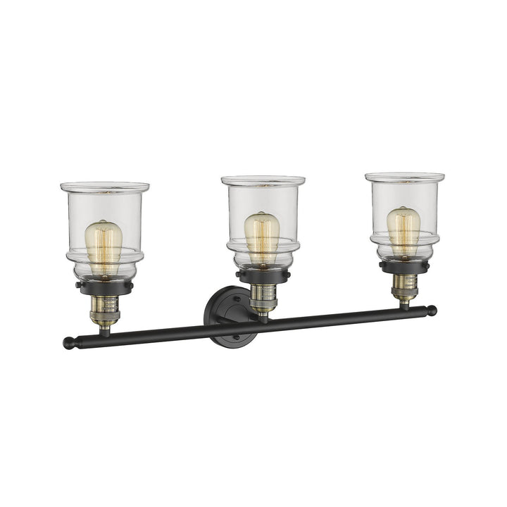 Innovations Franklin Restoration 205-BAB-G182 Bath Vanity Light 30 in. wide - Black Antique Brass