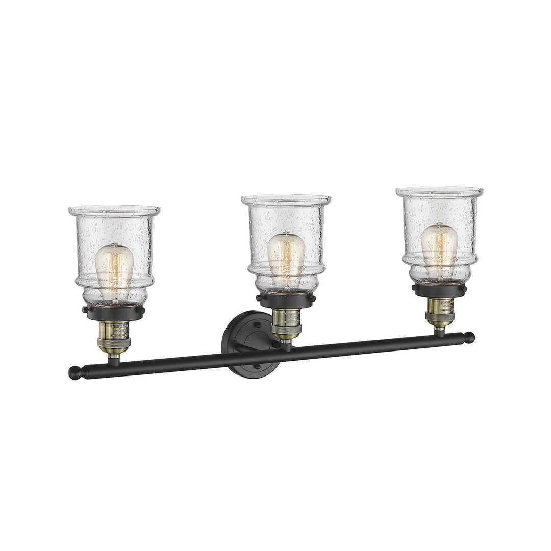 Innovations Franklin Restoration 205-BAB-G184 Bath Vanity Light 30 in. wide - Black Antique Brass