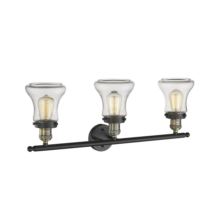 Innovations Franklin Restoration 205-BAB-G192 Bath Vanity Light 30 in. wide - Black Antique Brass