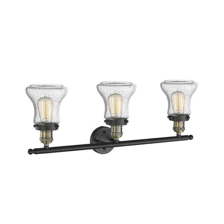 Innovations Franklin Restoration 205-BAB-G194 Bath Vanity Light 30 in. wide - Black Antique Brass