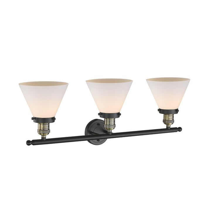 Innovations Franklin Restoration 205-BAB-G41-LED Bath Vanity Light 32 in. wide - Black Antique Brass