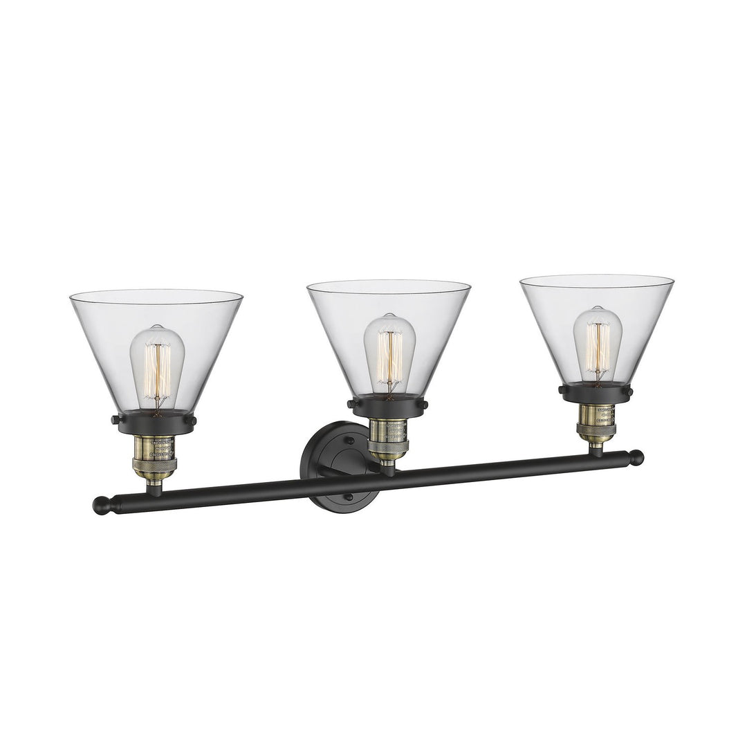 Innovations Franklin Restoration 205-BAB-G42 Bath Vanity Light 32 in. wide - Black Antique Brass