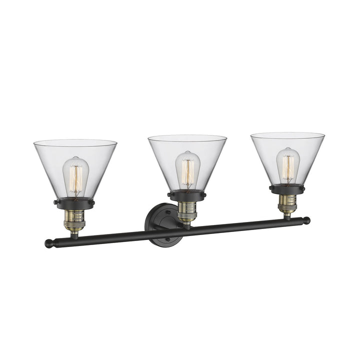 Innovations Franklin Restoration 205-BAB-G42-LED Bath Vanity Light 32 in. wide - Black Antique Brass