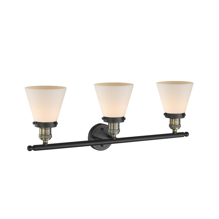 Innovations Franklin Restoration 205-BAB-G61 Bath Vanity Light 30 in. wide - Black Antique Brass