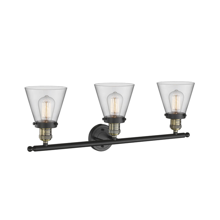 Innovations Franklin Restoration 205-BAB-G62 Bath Vanity Light 30 in. wide - Black Antique Brass