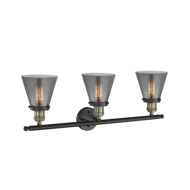 Innovations Franklin Restoration 205-BAB-G63 Bath Vanity Light 30 in. wide - Black Antique Brass