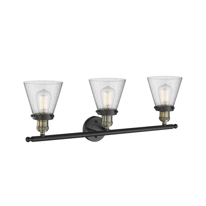 Innovations Franklin Restoration 205-BAB-G64-LED Bath Vanity Light 30 in. wide - Black Antique Brass