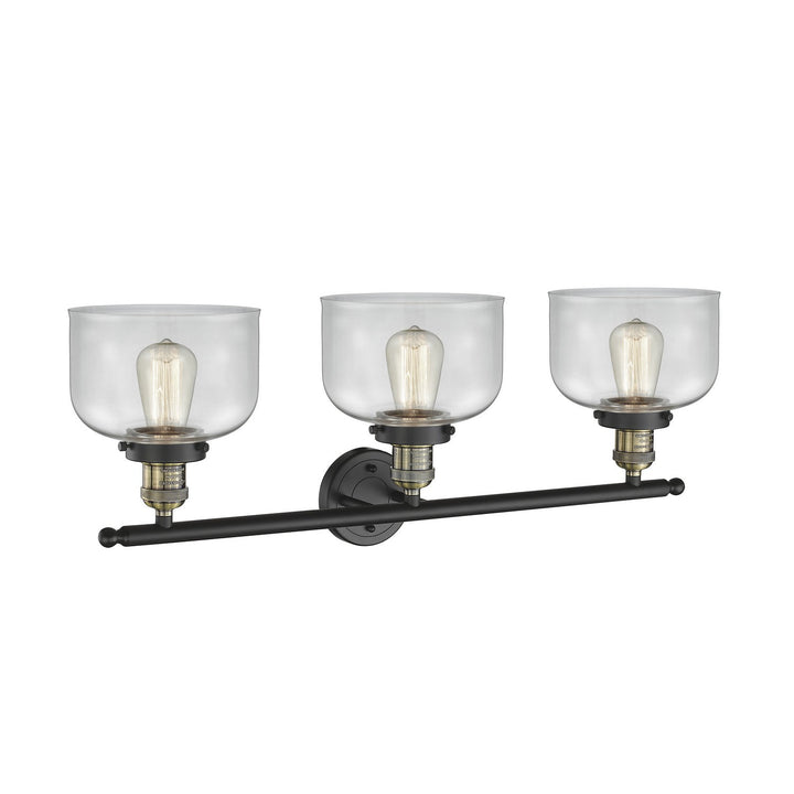 Innovations Franklin Restoration 205-BAB-G72 Bath Vanity Light 32 in. wide - Black Antique Brass