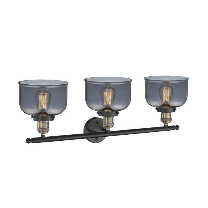 Innovations Franklin Restoration 205-BAB-G73 Bath Vanity Light 32 in. wide - Black Antique Brass