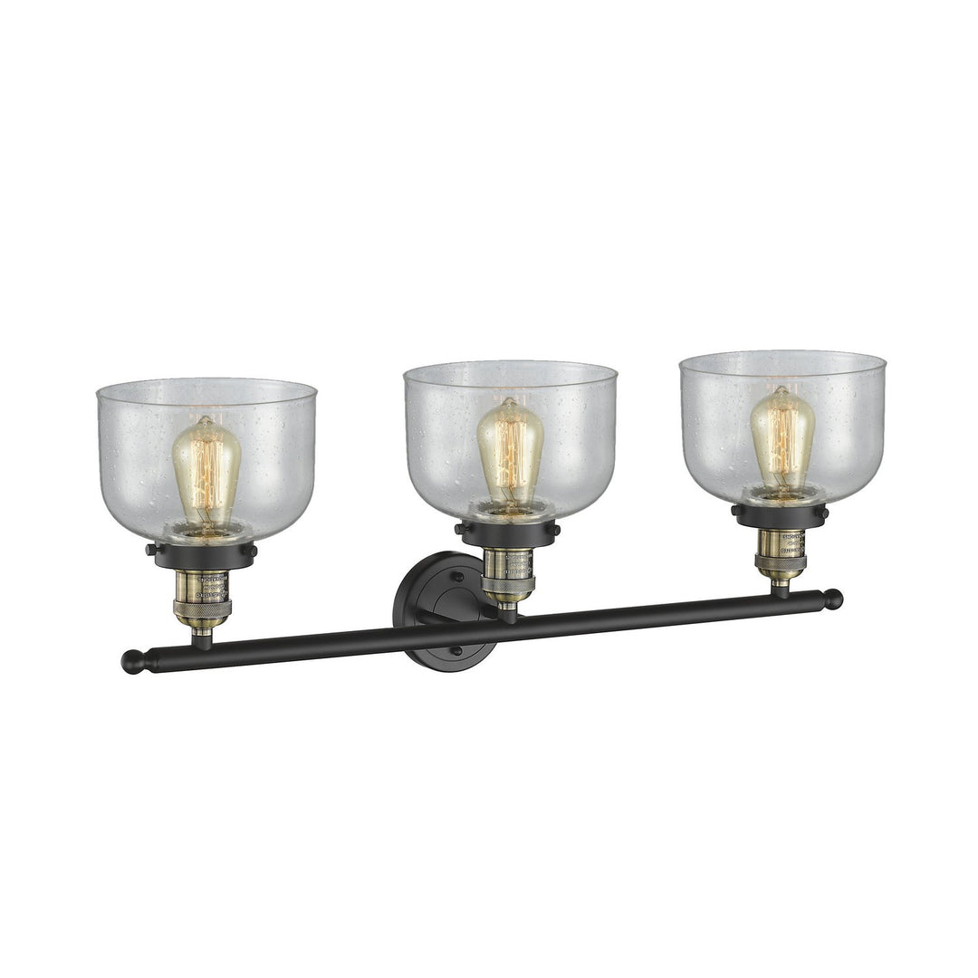 Innovations Franklin Restoration 205-BAB-G74 Bath Vanity Light 32 in. wide - Black Antique Brass