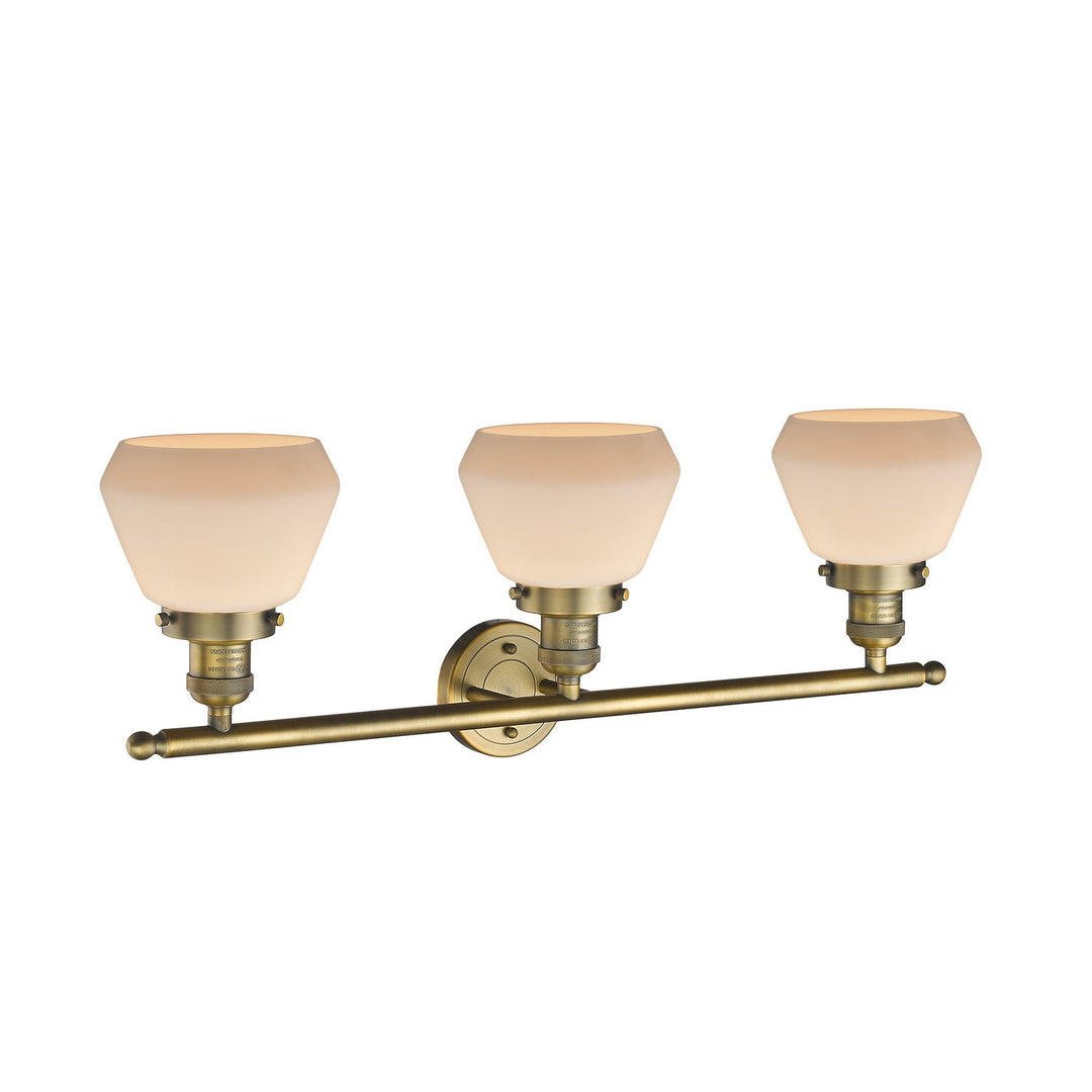 Innovations Franklin Restoration 205-BB-G171-LED Bath Vanity Light 30 in. wide - Brushed Brass