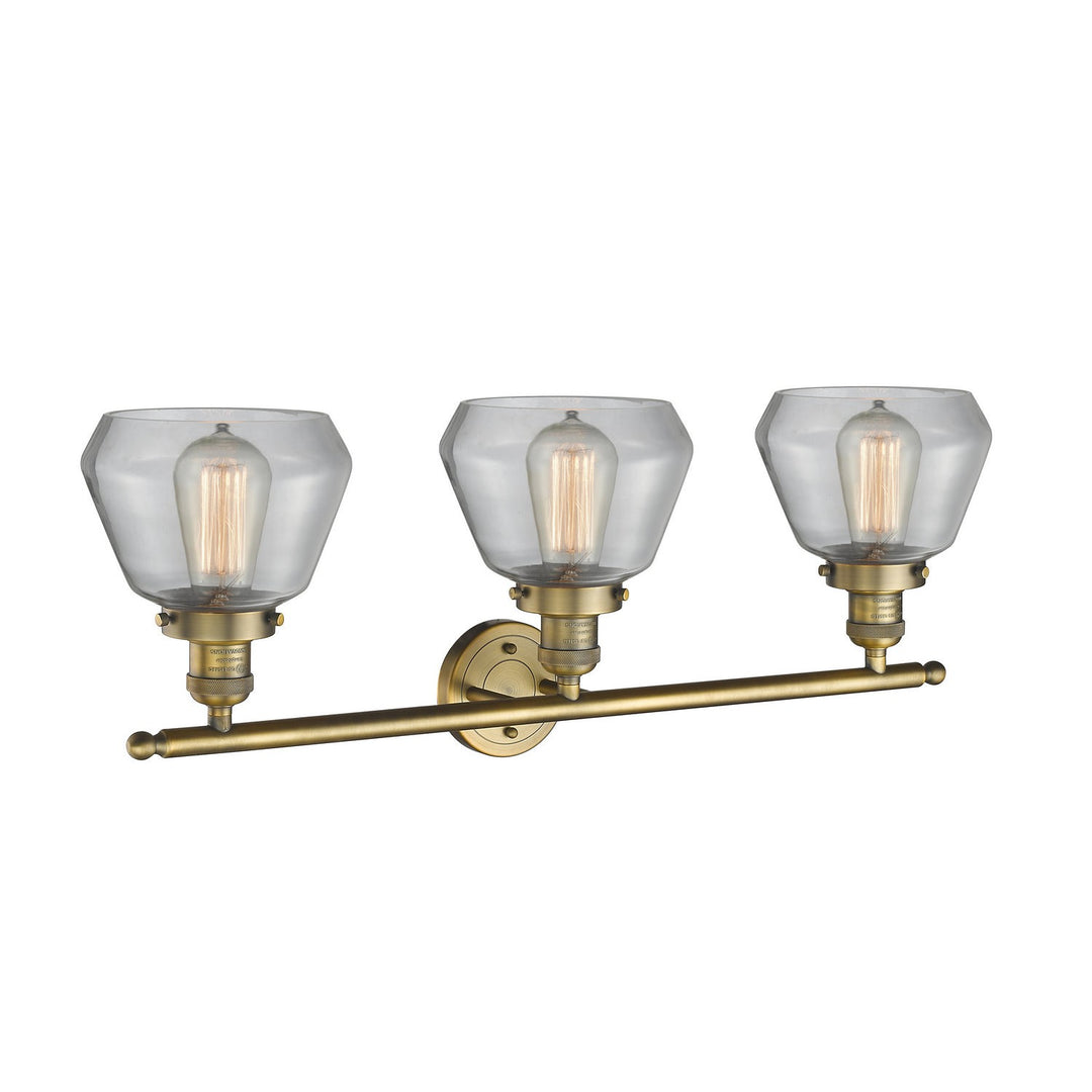 Innovations Franklin Restoration 205-BB-G172-LED Bath Vanity Light 30 in. wide - Brushed Brass