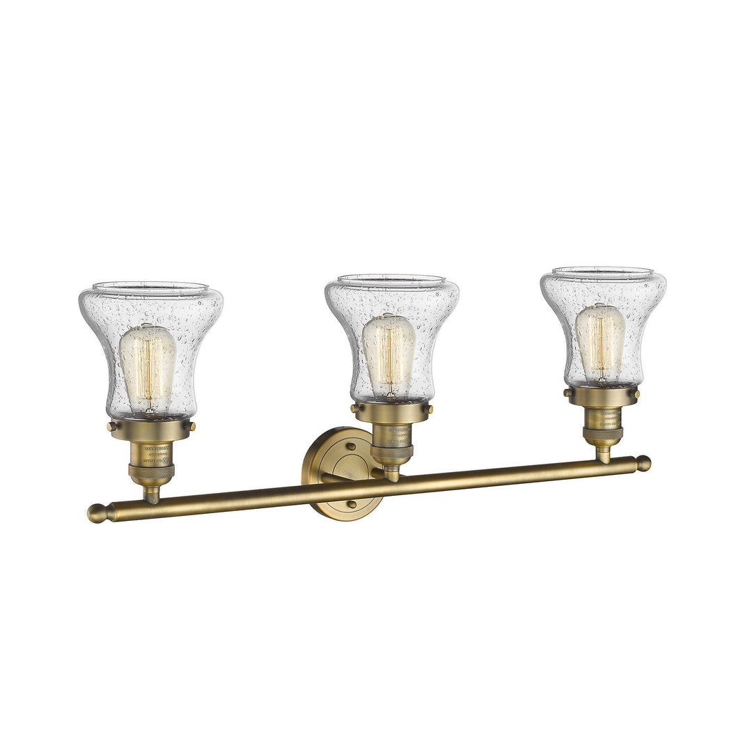 Innovations Franklin Restoration 205-BB-G194-LED Bath Vanity Light 30 in. wide - Brushed Brass