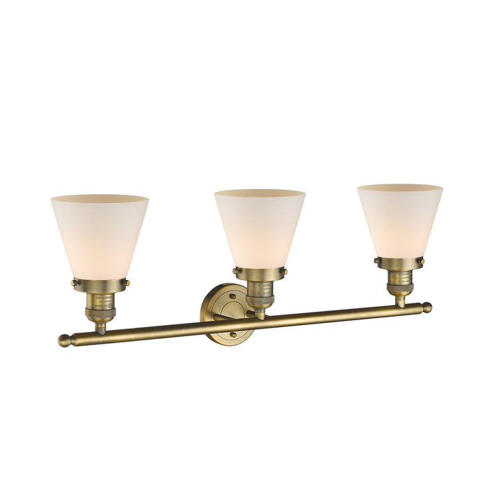 Innovations Franklin Restoration 205-BB-G61-LED Bath Vanity Light 30 in. wide - Brushed Brass