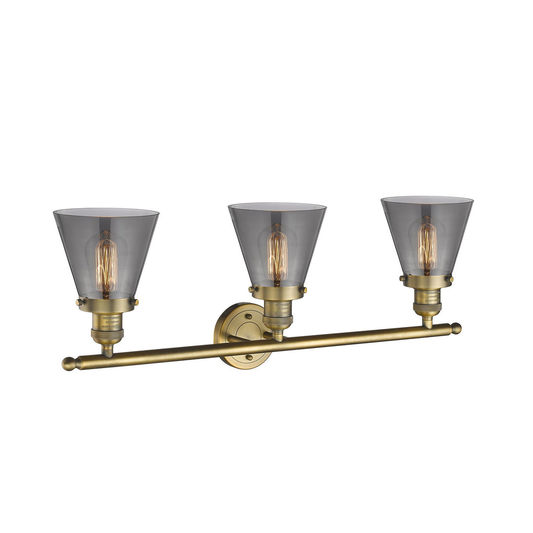 Innovations Franklin Restoration 205-BB-G63-LED Bath Vanity Light 30 in. wide - Brushed Brass