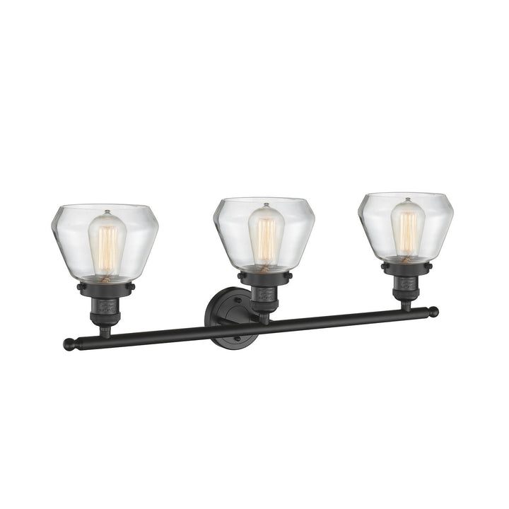 Innovations Franklin Restoration 205-BK-G172-LED Bath Vanity Light 30 in. wide - Matte Black