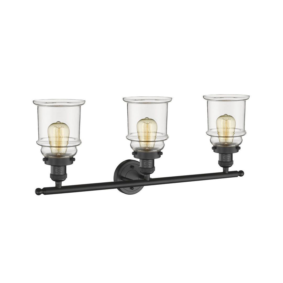 Innovations Franklin Restoration 205-BK-G182 Bath Vanity Light 30 in. wide - Matte Black