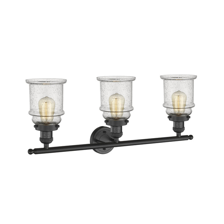 Innovations Franklin Restoration 205-BK-G184 Bath Vanity Light 30 in. wide - Matte Black