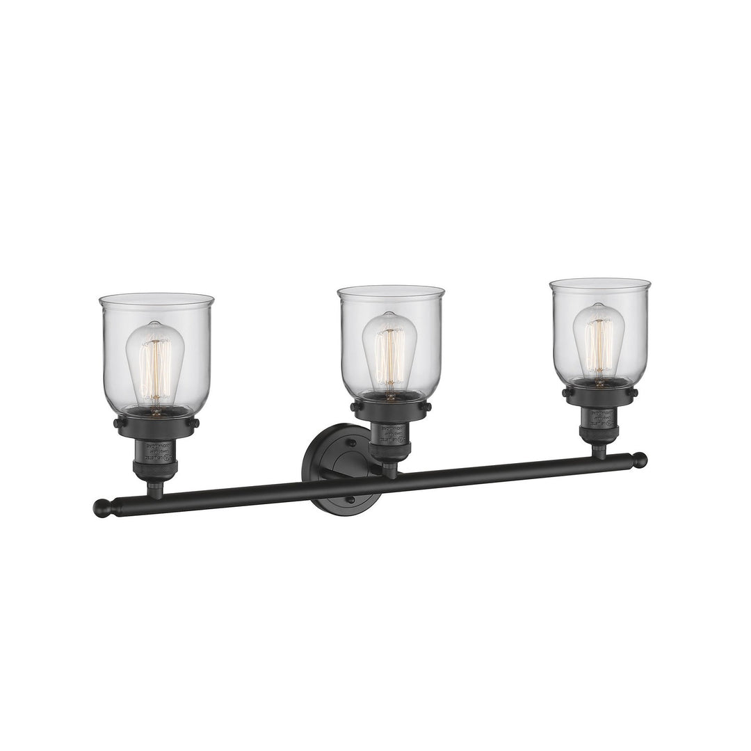 Innovations Franklin Restoration 205-BK-G52-LED Bath Vanity Light 30 in. wide - Matte Black