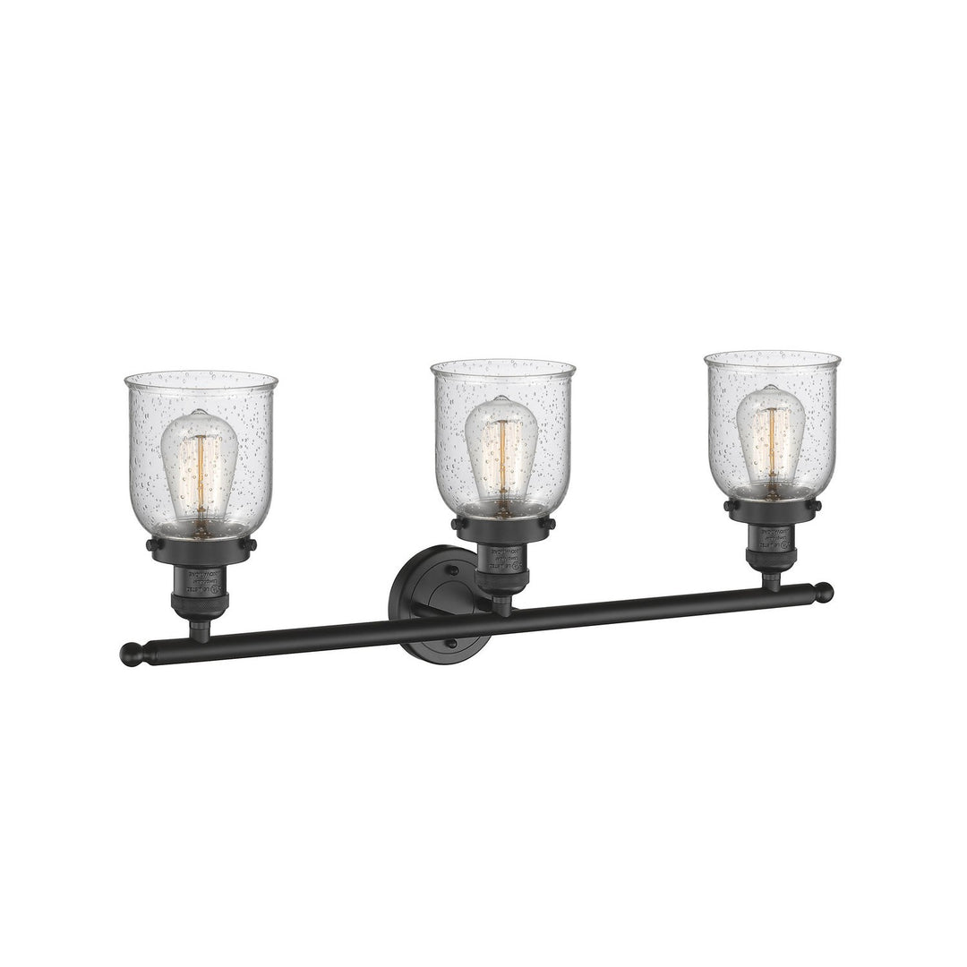 Innovations Franklin Restoration 205-BK-G54 Bath Vanity Light 30 in. wide - Matte Black