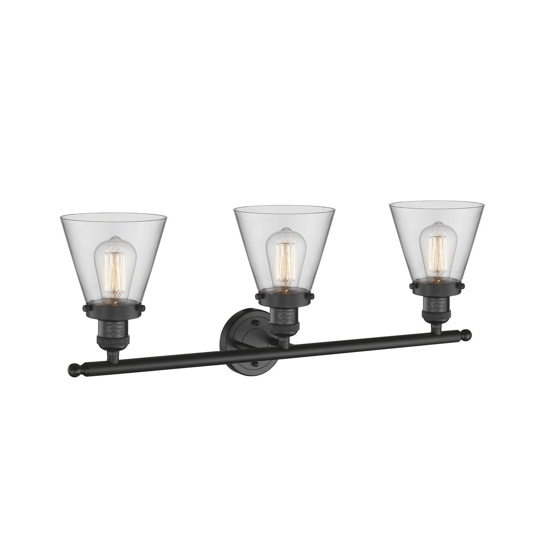 Innovations Franklin Restoration 205-BK-G62 Bath Vanity Light 30 in. wide - Matte Black