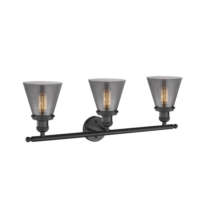 Innovations Franklin Restoration 205-BK-G63 Bath Vanity Light 30 in. wide - Matte Black