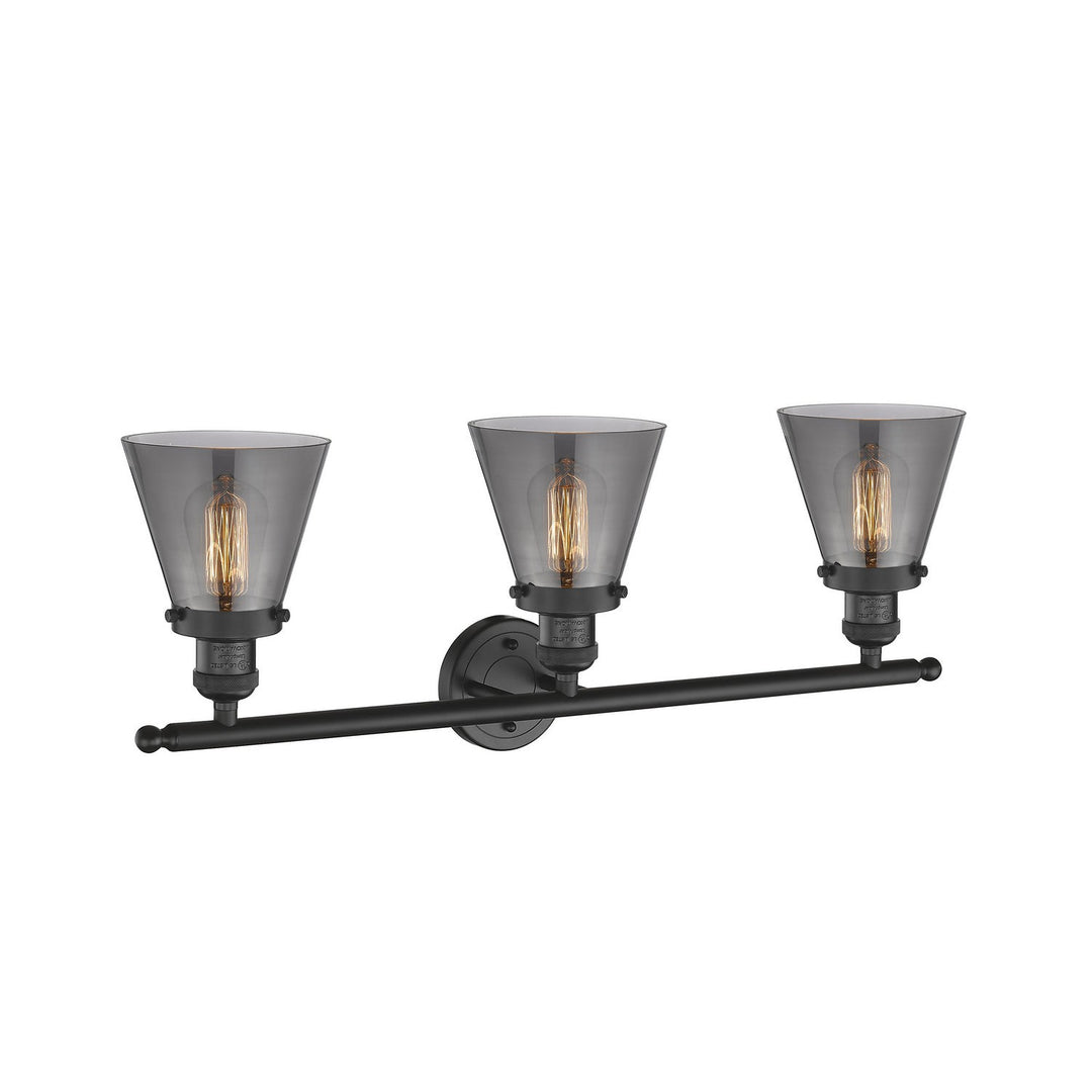 Innovations Franklin Restoration 205-BK-G63-LED Bath Vanity Light 30 in. wide - Matte Black