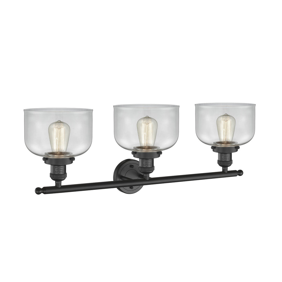 Innovations Franklin Restoration 205-BK-G72 Bath Vanity Light 32 in. wide - Matte Black