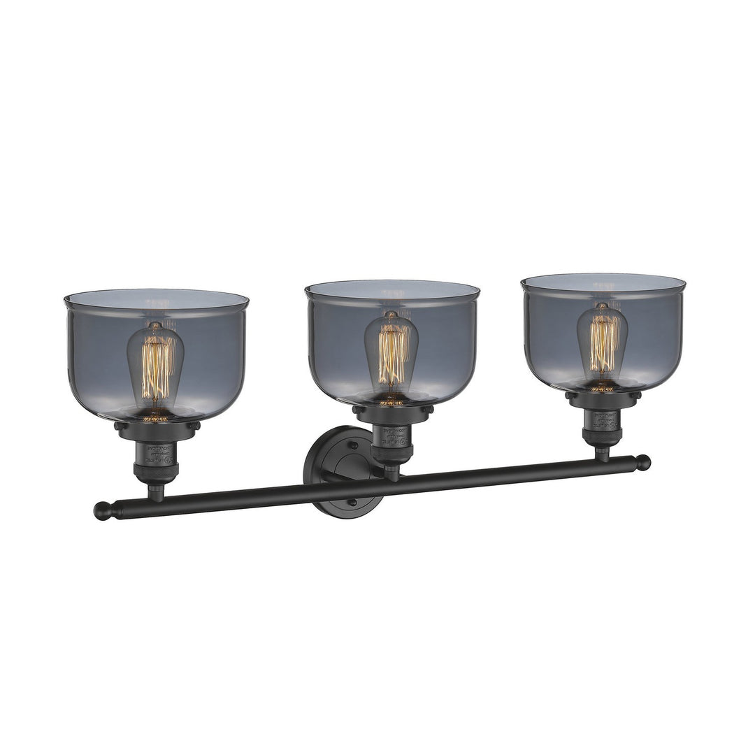 Innovations Franklin Restoration 205-BK-G73 Bath Vanity Light 32 in. wide - Matte Black